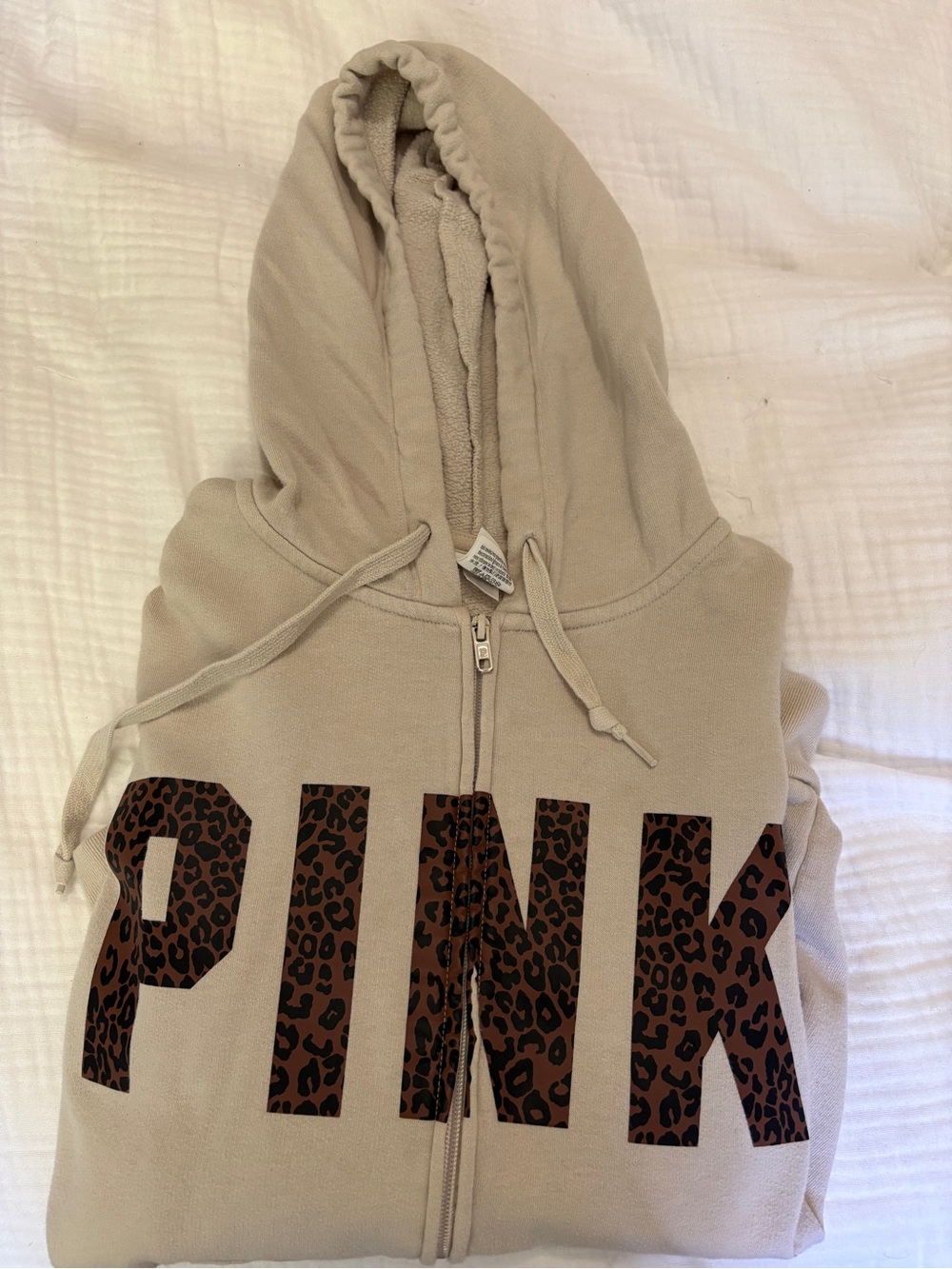 VS PINK cheetah zip up